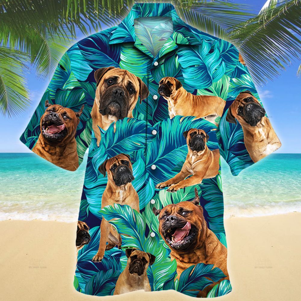 Bullmastiff Dog Lovers Hawaiian Shirt Ha78189