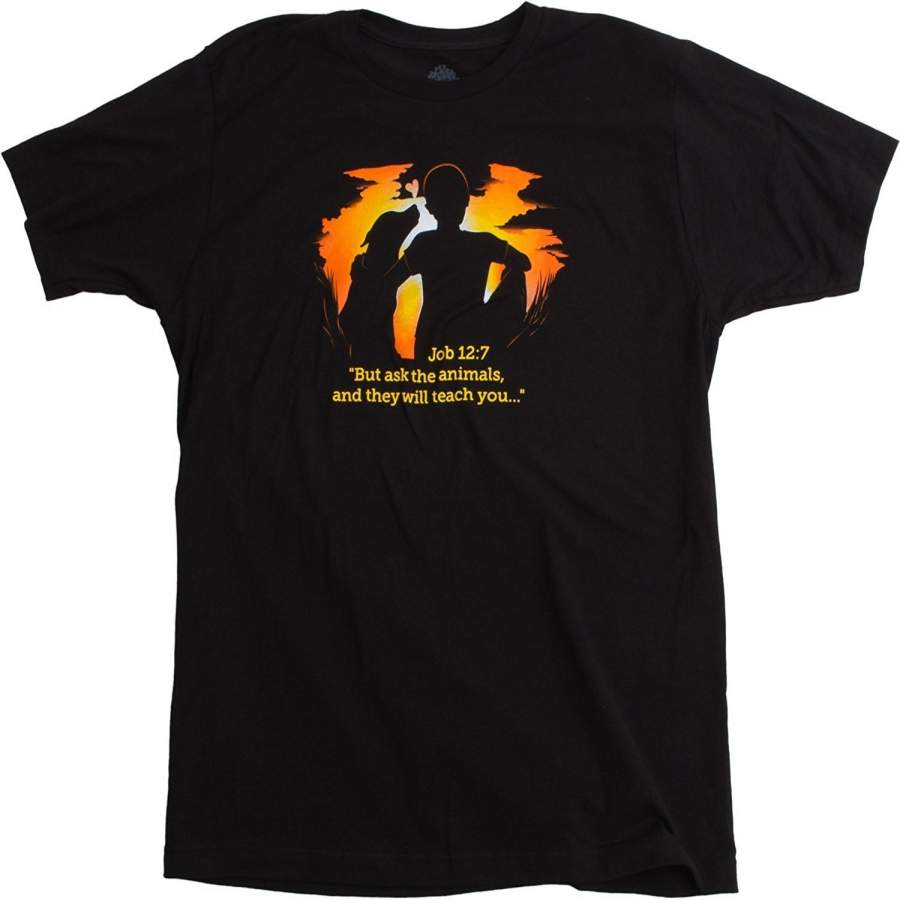 Christian Dog Love, Pet Owner | Job 12:7 Animal Lover Bible Jesus Unisex T-shirt