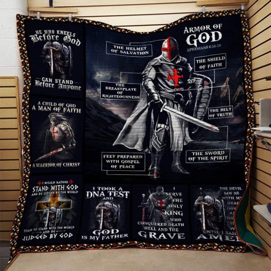 Armor of God Knight Templar Quilt Blanket HQT-QCT00006