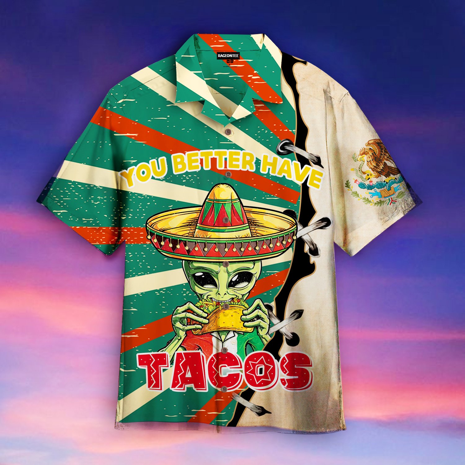 Alien You Better Have Taco Hawaiian Shirt | For Men & Women | Adult | Wt1221