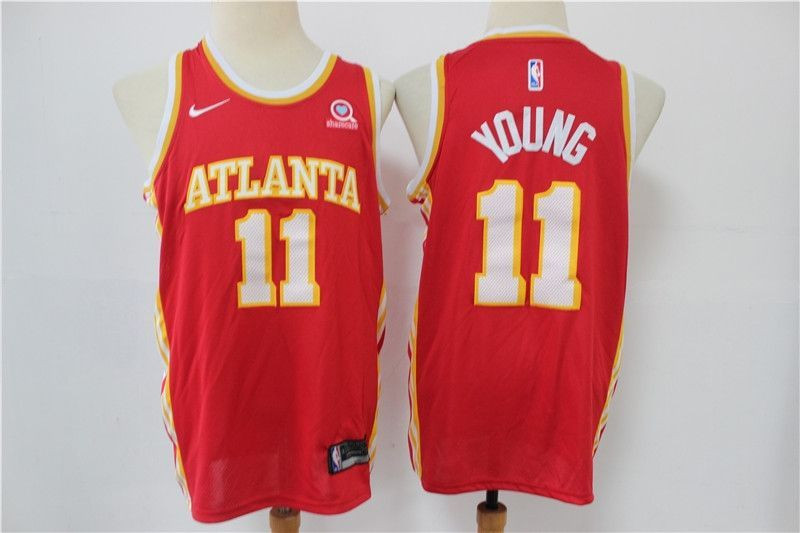 Atlanta Hawks Trae Young #11 NBA 2020 New Arrival Red Jersey