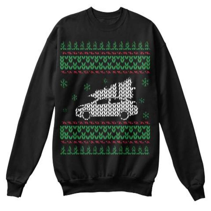 Car Ugly Christmas Sweater Ultra Cotton Shirt