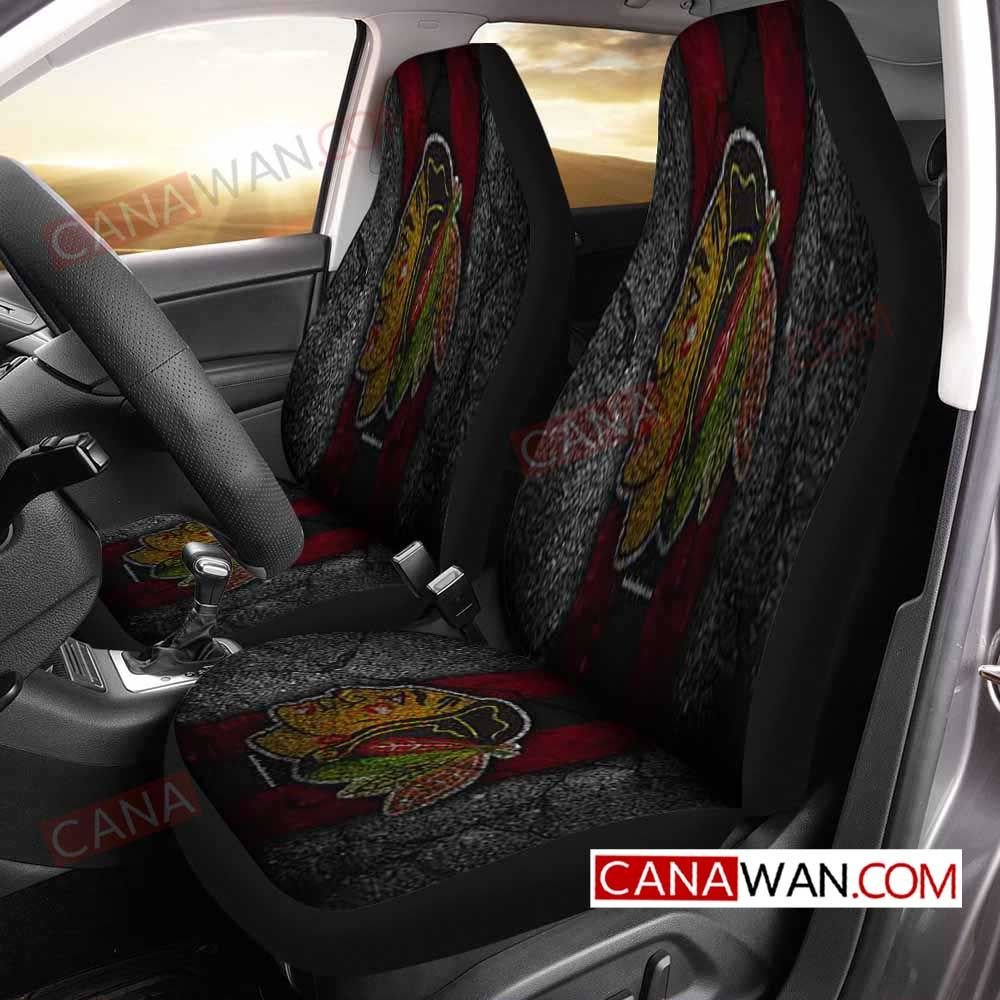 Chicago Blackhawks Style016 3D Customized Personalized Car Seat Cover