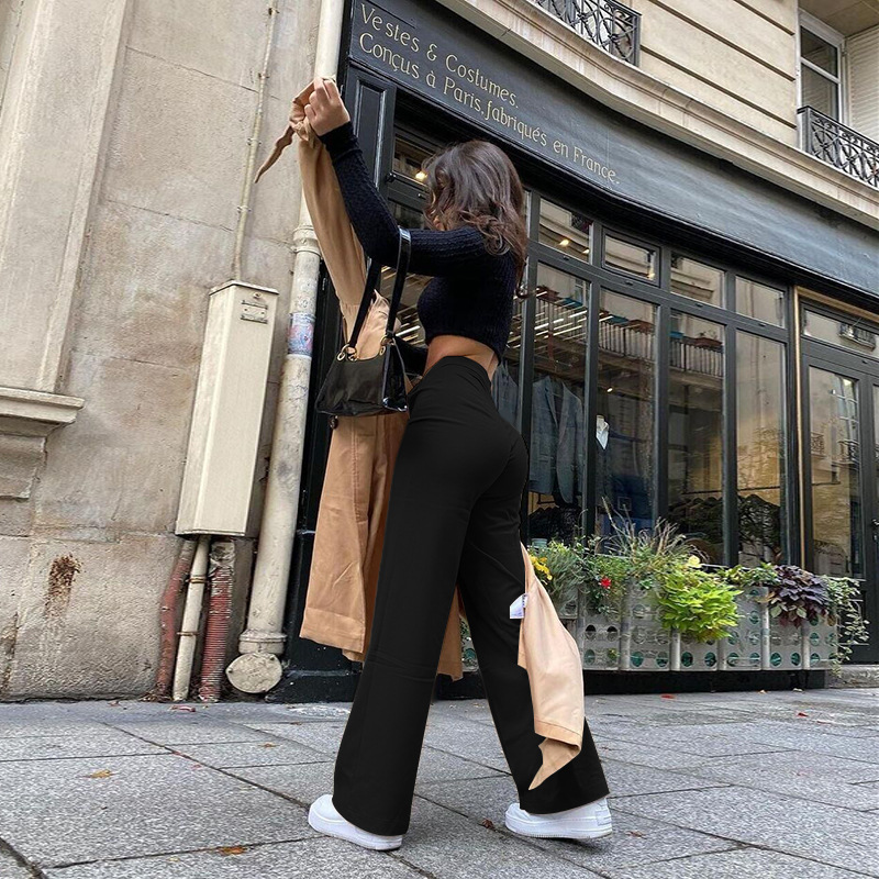 Women Cargo Pants Women Clothing Dropshipping Sweat Women’s Wide Trousers High Waisted Trousers Overalls Wide Leg Pant Joggers alx