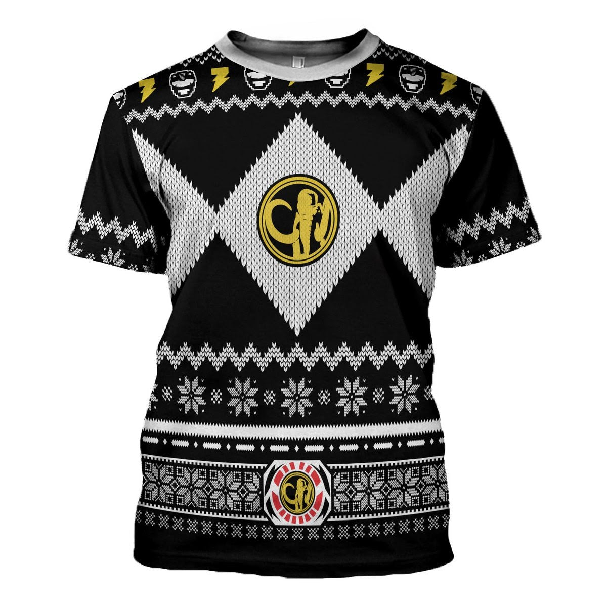 Gearhomies Black Power Rangers T-Shirt