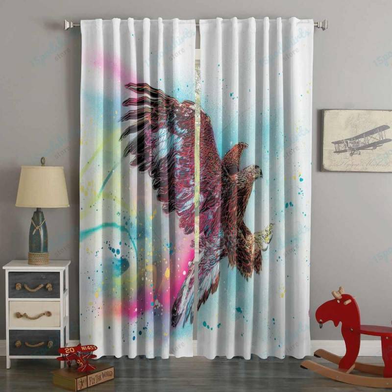 3D Printed Eagle Style Custom Living Room Curtains