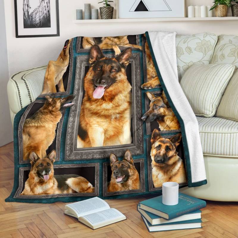 A BC-BLANKET – DOGS – 3D GERMAN SHEPHERD