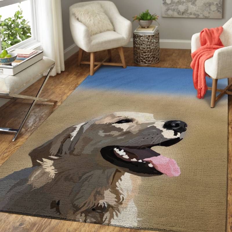 Golden Retriever – Animals Area Rug Carpet