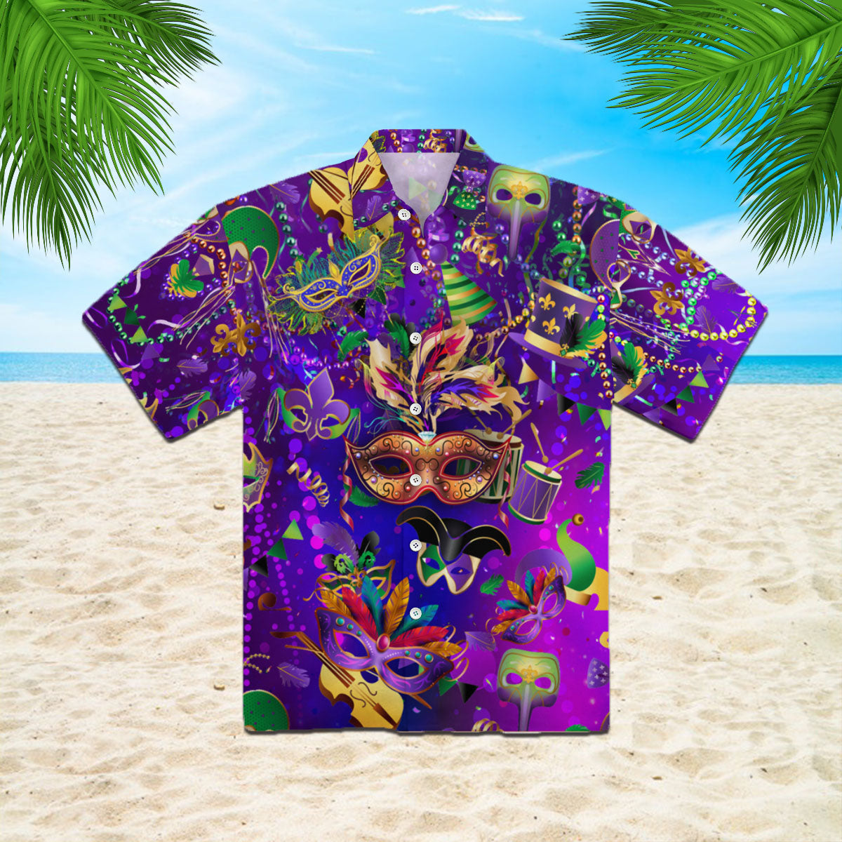 Happy Mardi Gras Hawaii Shirt For Men Women Ha59163