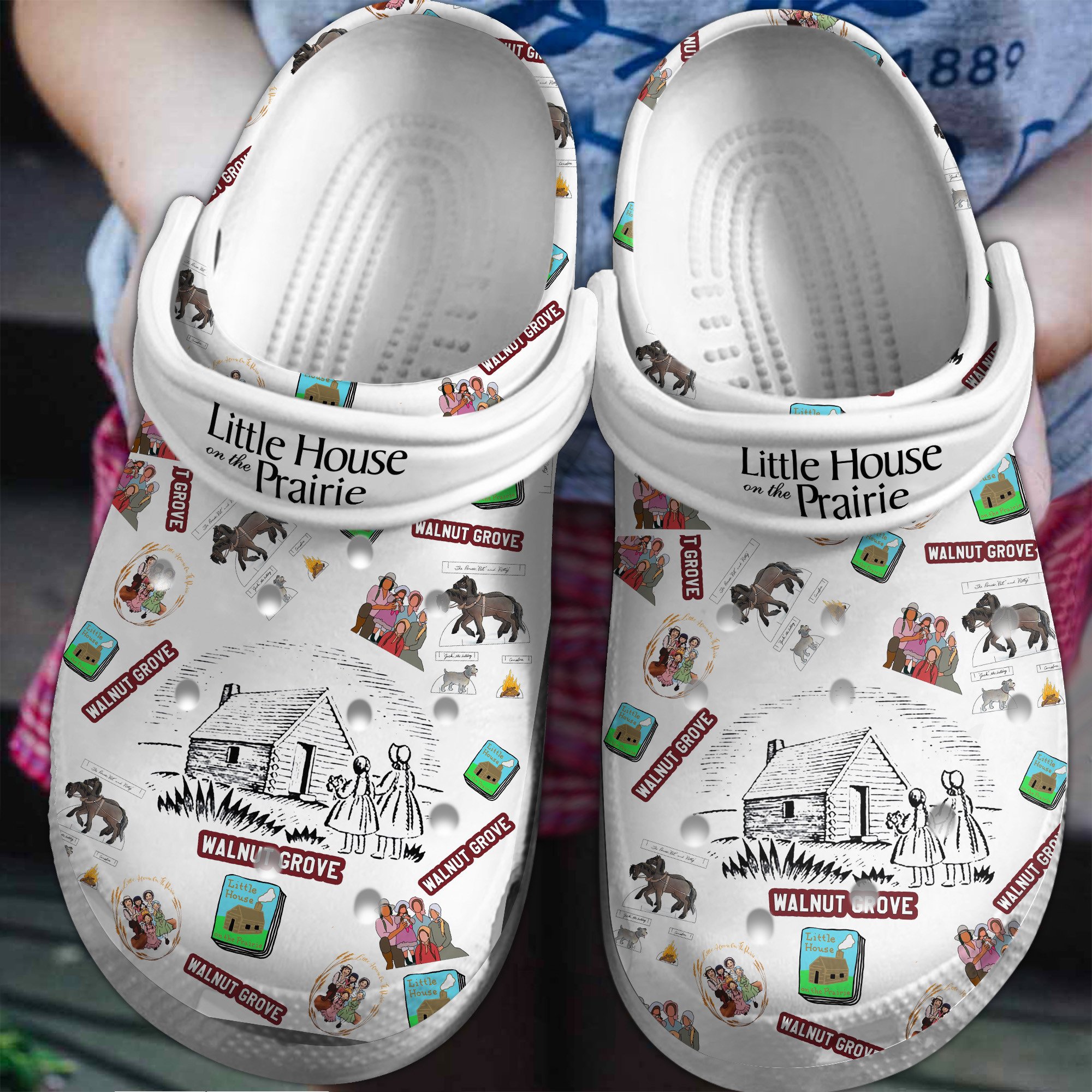 Little House On The Prairie Tv Series Crocss Clogs For Men Women And Kid Ht1706500567