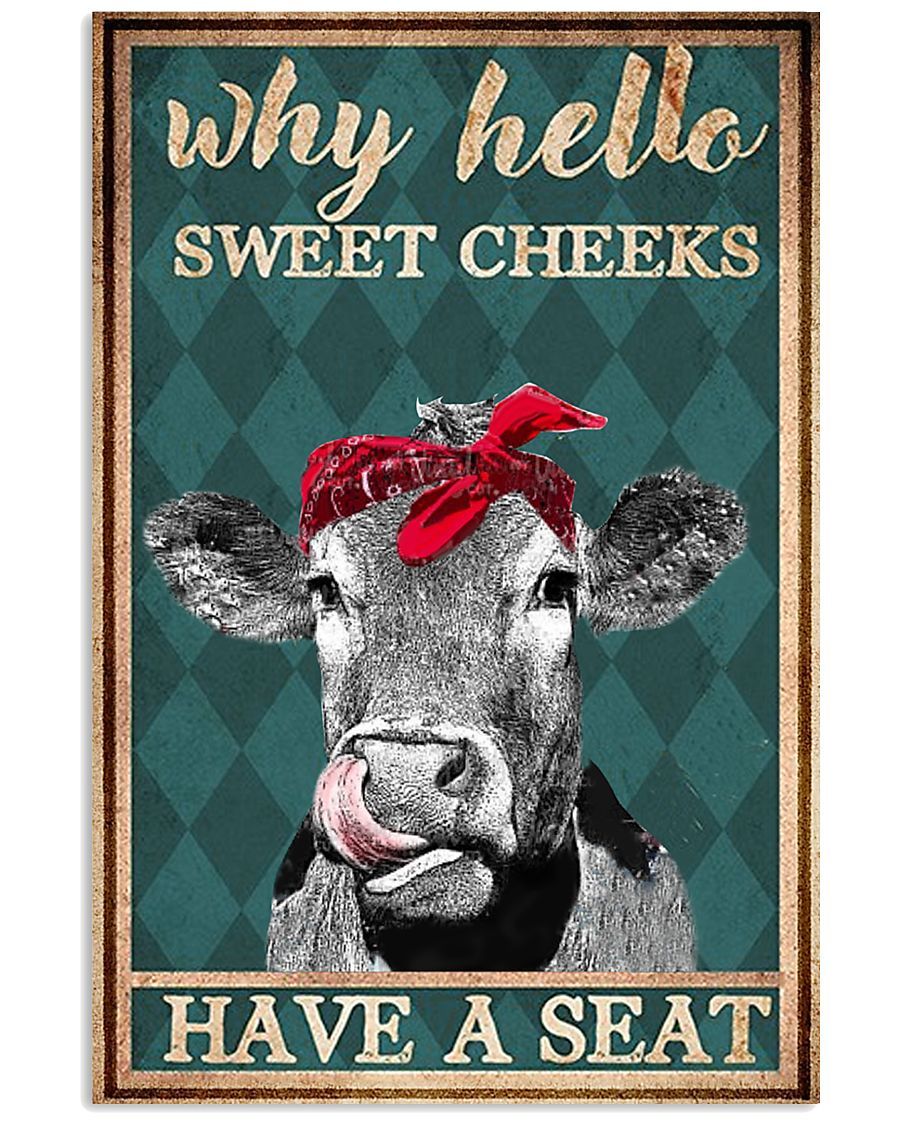 Cow – Have A Seat Poster And Canvas, Wall Decor, Wall Art, Canvas Instructure, Wall Art, Poster Store, Wall Decals, Canvas Wall Art