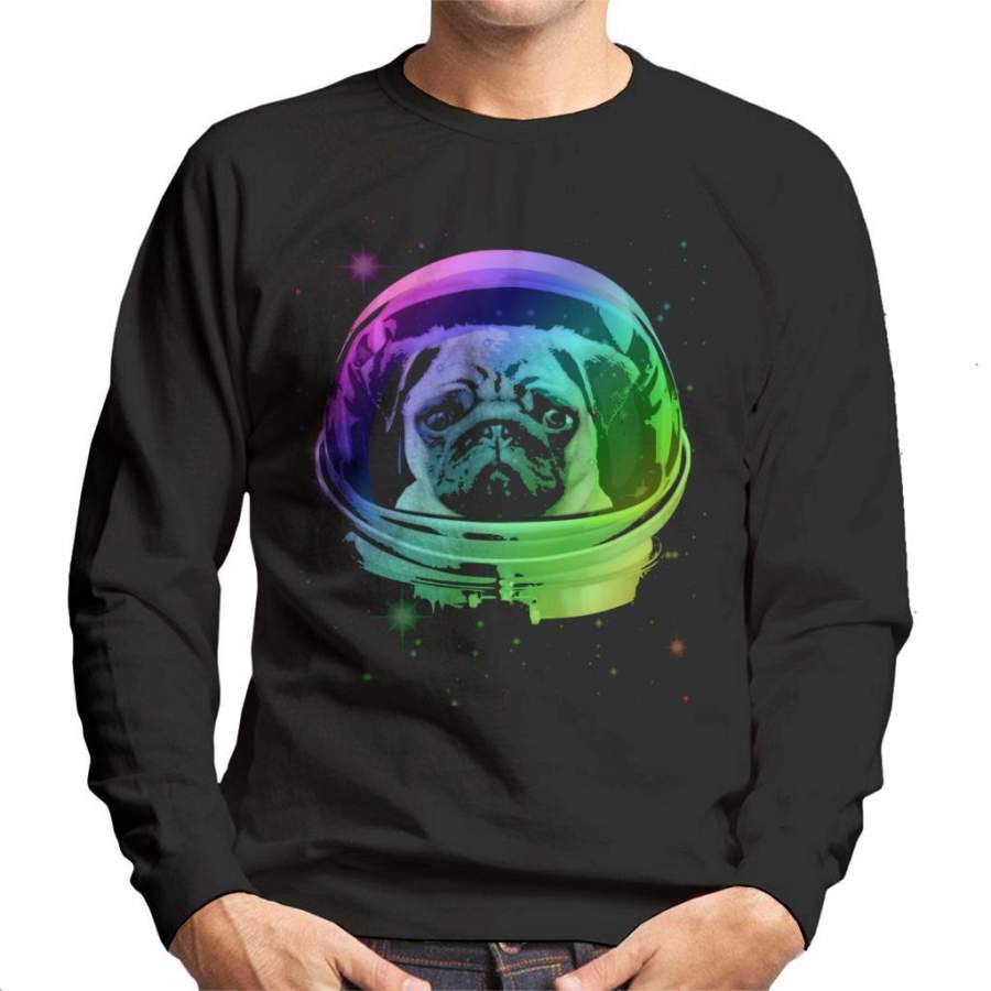 Space Pug Men’s Sweatshirt
