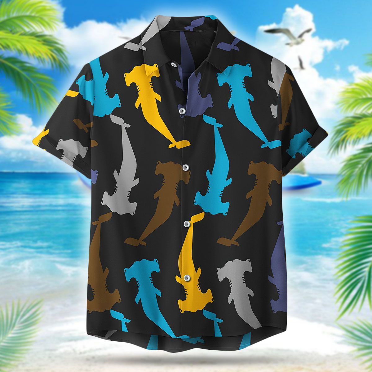 Shark Hawaiian Shirt Ha56996