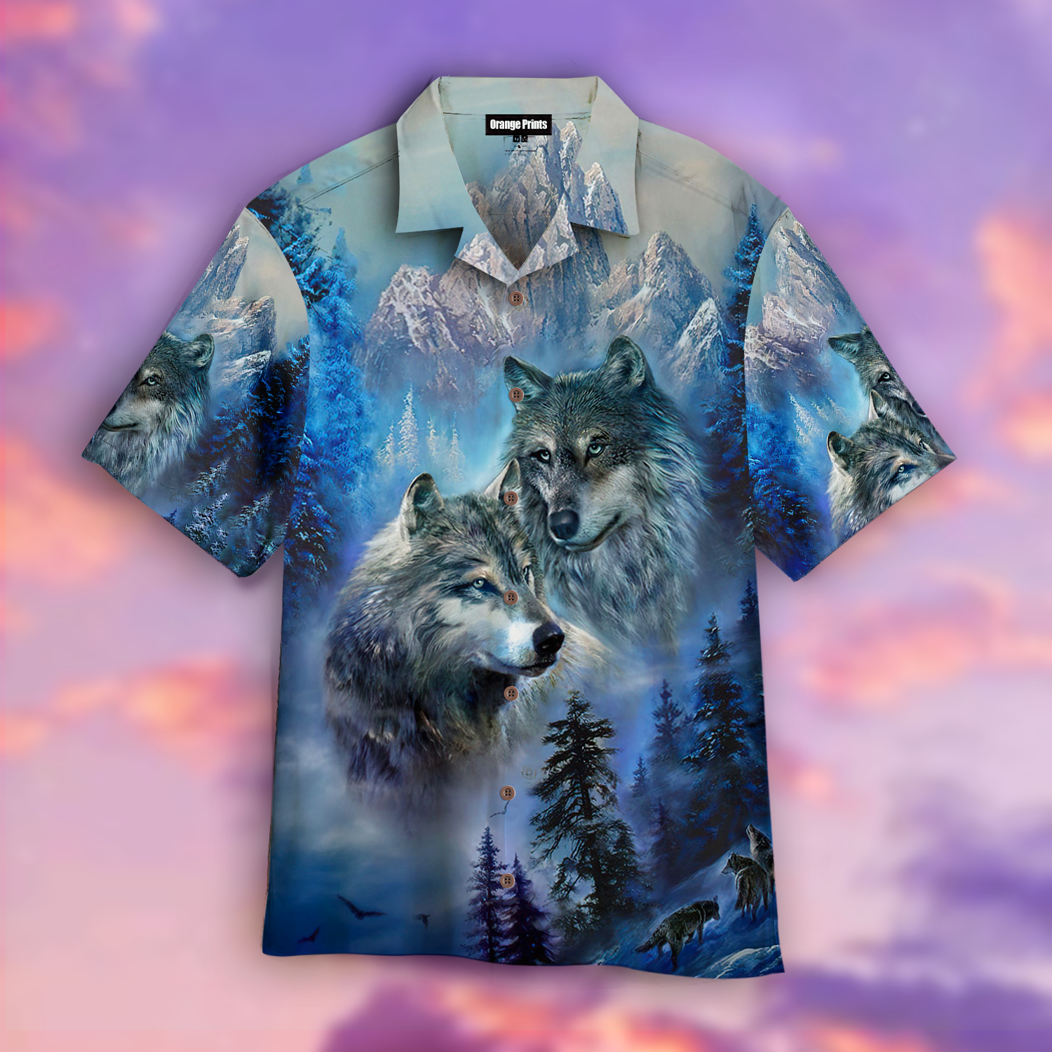 Wolf Couple Hawaiian Shirt | For Men & Women | Adult | Hw4640