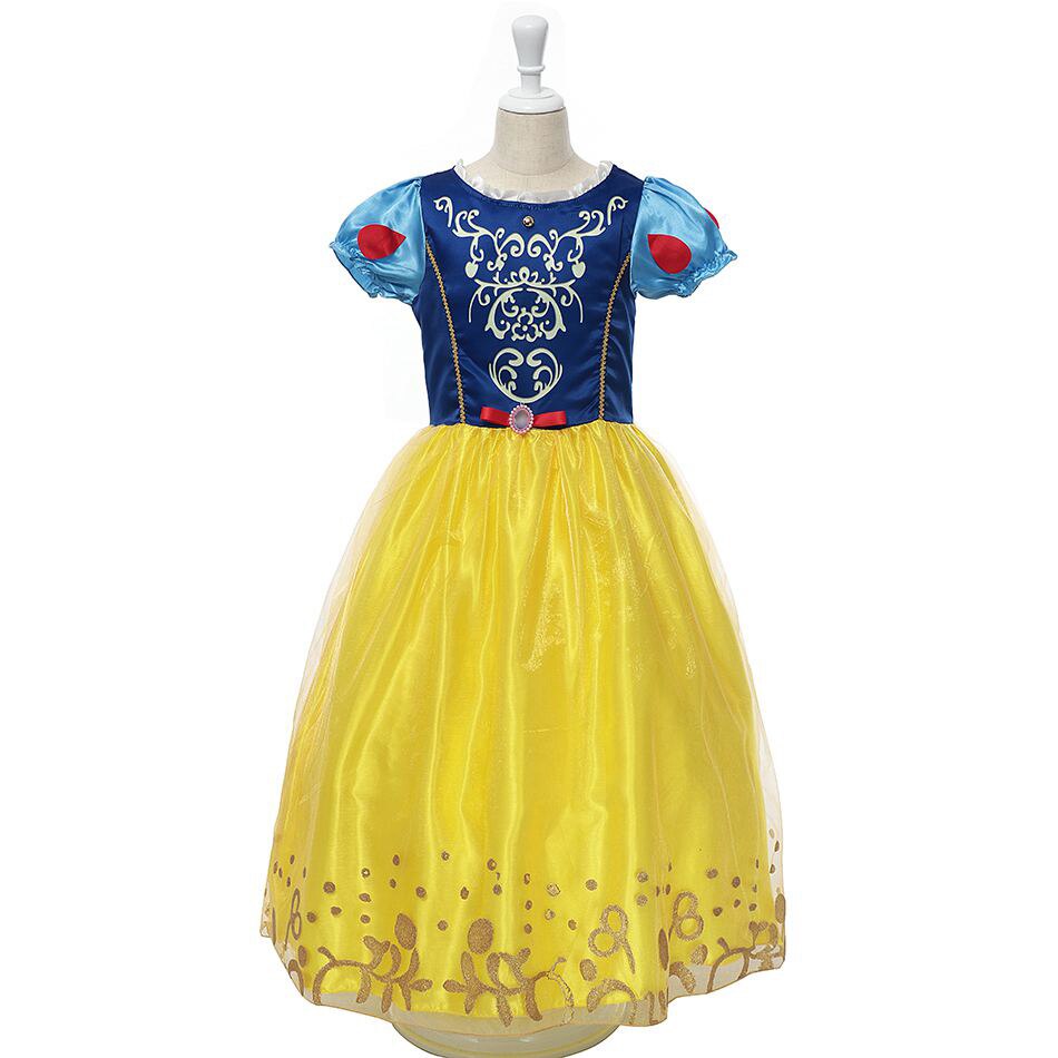 Summer Anna Elsa Dress Girls Princess Dresses for Merida Clothes Cosplay Costume Carnival Party Wedding Dress Children Clothing alx