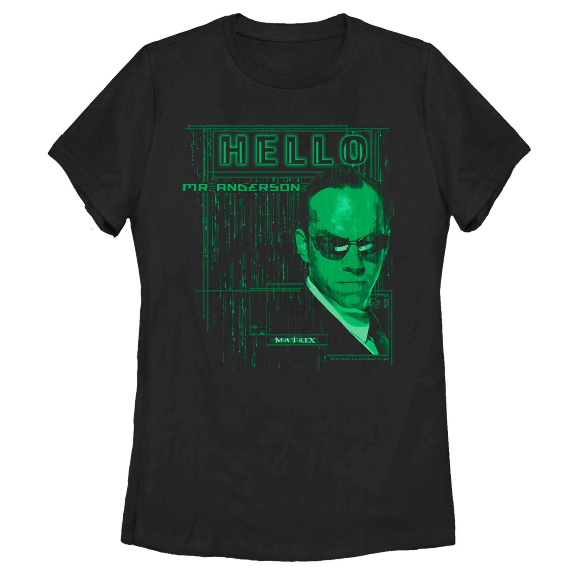 The Matrix Women’S Hello Mr. Anderson  T-Shirt