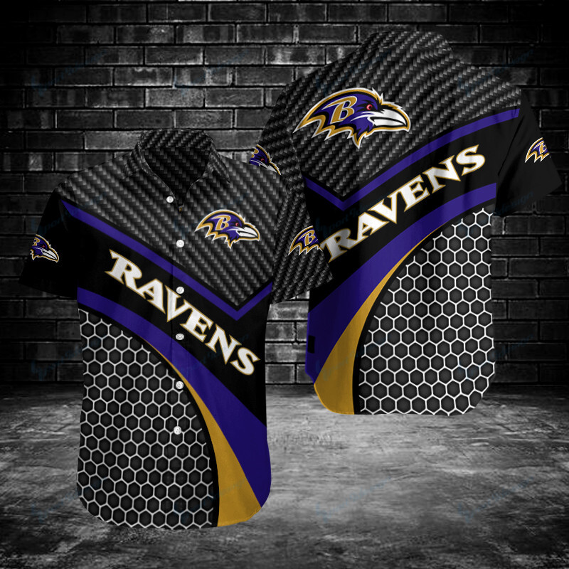 Baltimore Ravens Button Shirts Bg115