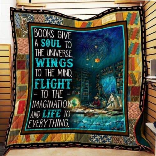 Book Lover 3D Quilt Blanket HGM21