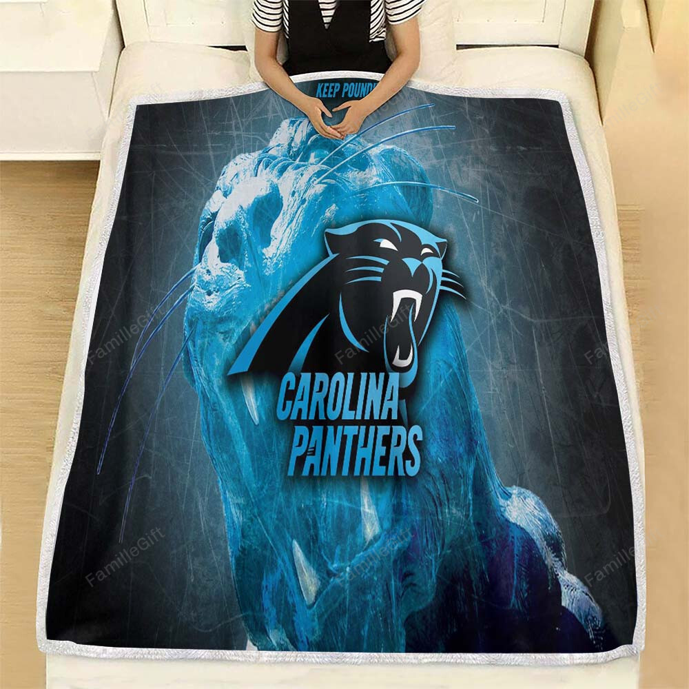 Carolina Panthers 7 Fleece Blanket – Soft Blanket, Warm Blanket