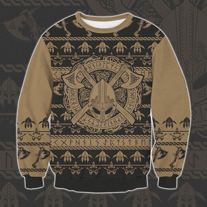 Viking Ugly Christmas Sweater | For Men & Women | Adult | Us6087