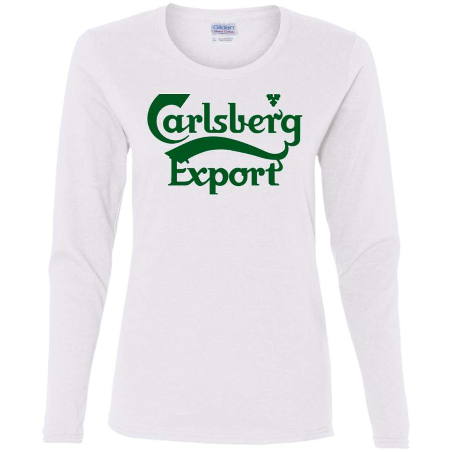 AGR Carlsberg Export Ladies’ Cotton LS T-Shirt