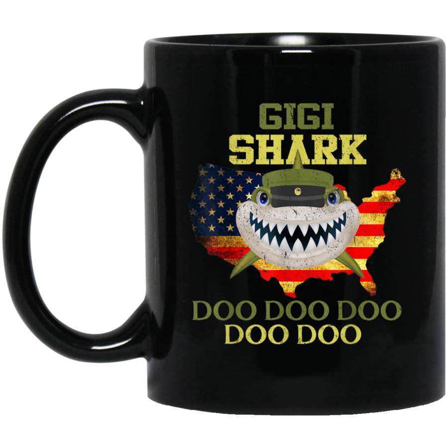 Army Shark Gigi Gift Lover Shirts Veterans Day Mug Gift