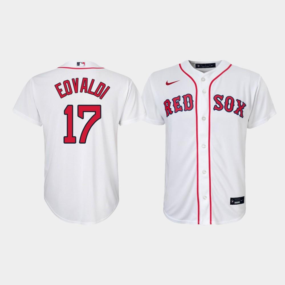 Youth Boston Red Sox Nathan Eovaldi 17 White Home Jersey