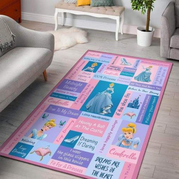 The 20 Rug Cinderella Area Rugs Living Room Carpet FN051226 Christmas Gift Floor Decor