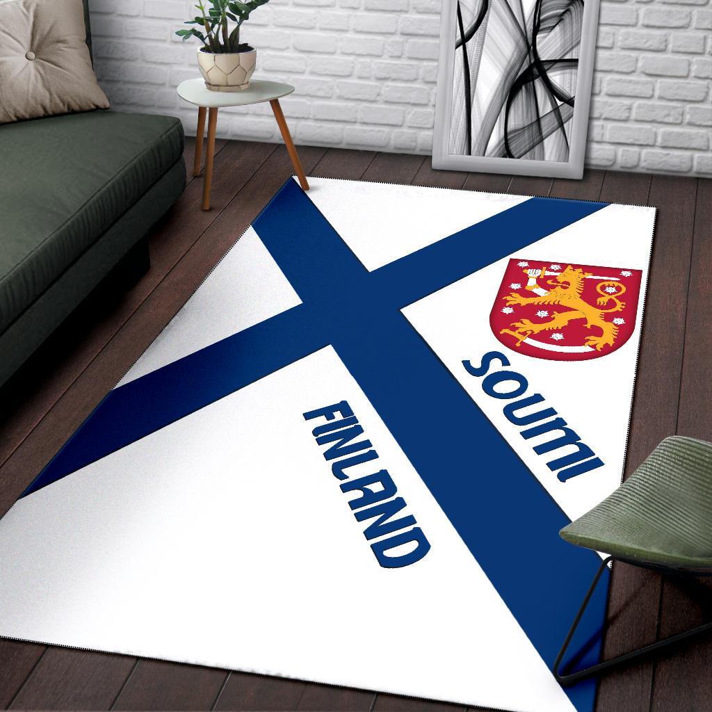 Finland Area Rug – Finland Flag Style