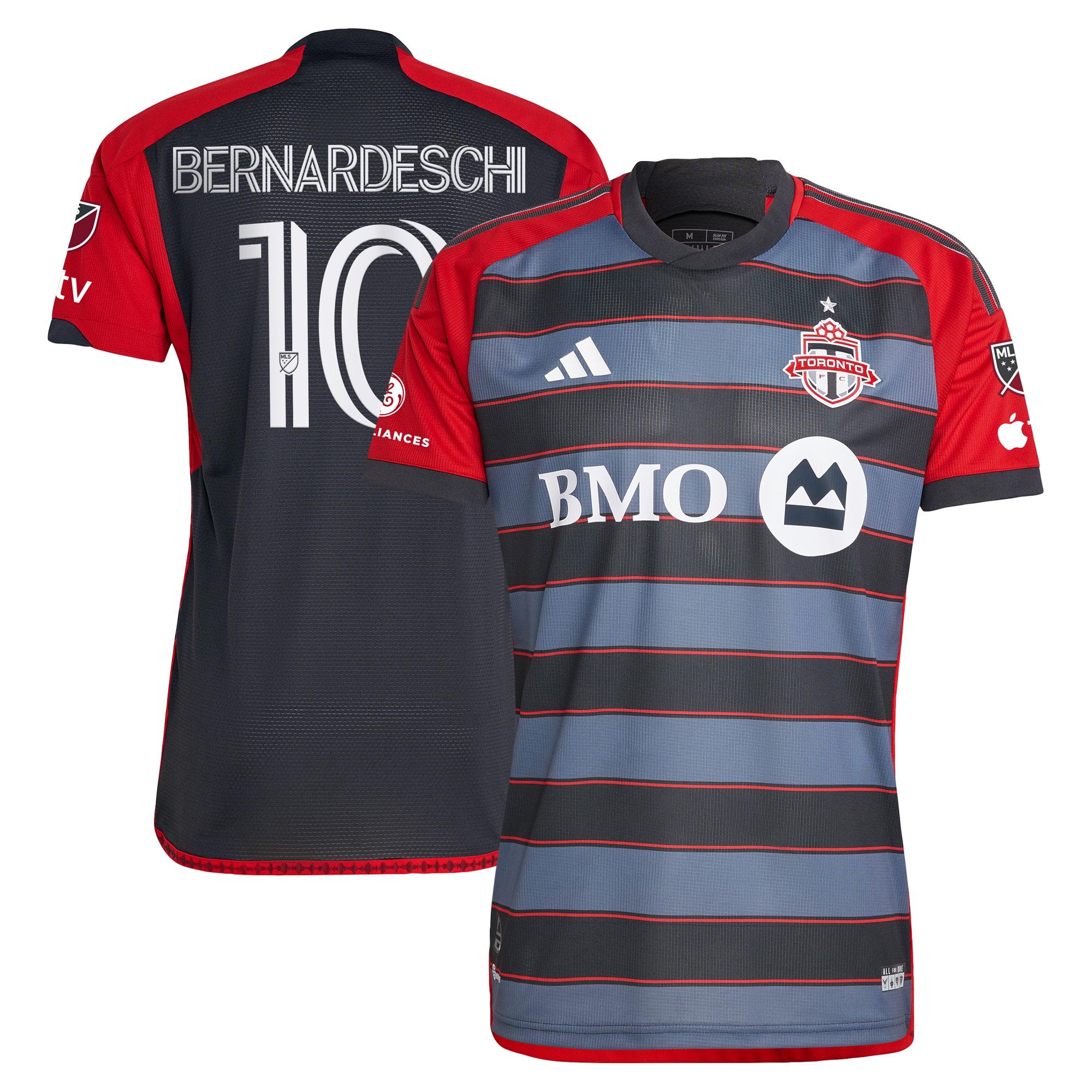 Federico Bernardeschi Toronto FC 2023 Club Kit Authentic Player Jersey – Gray