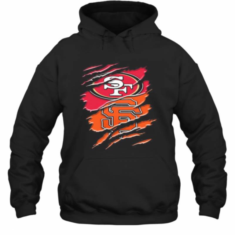 San Francisco 49Ers And San Francisco Giants Logo Hoodie