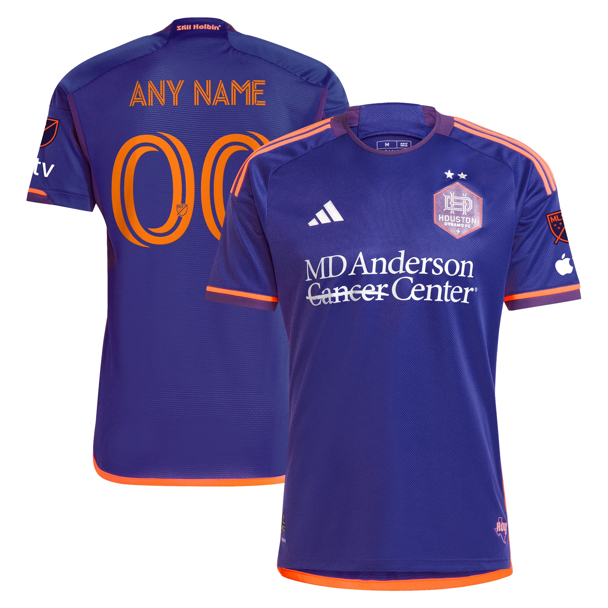 Houston Dynamo FC 2024 Still Holdin' Authentic Custom Jersey  Purple