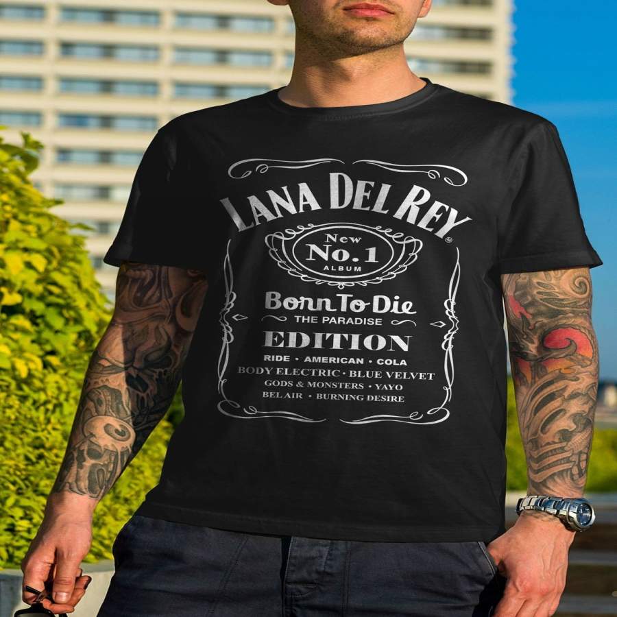 Fashion Lana Del Rey Born To Die Fans Mens Gildan Tshirt Tee T Shirt 100% Cotton S – 3Xl