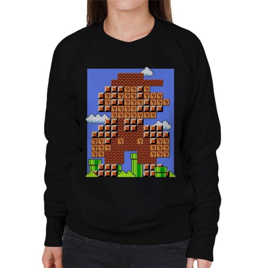 Block Super Mario Bros Women’s Sweatshirt