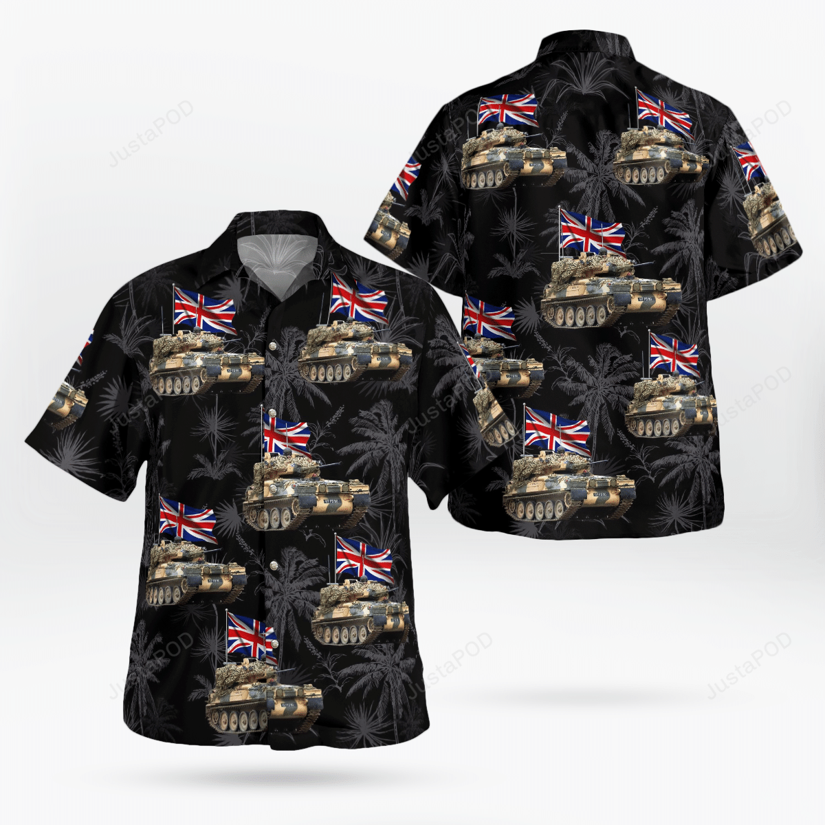 British Army Scimitar Hawaii Shirt Ha53987