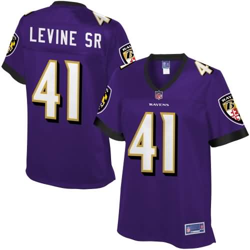 Womens Baltimore Ravens Anthony Levine NFL Pro Line Team Color Jersey