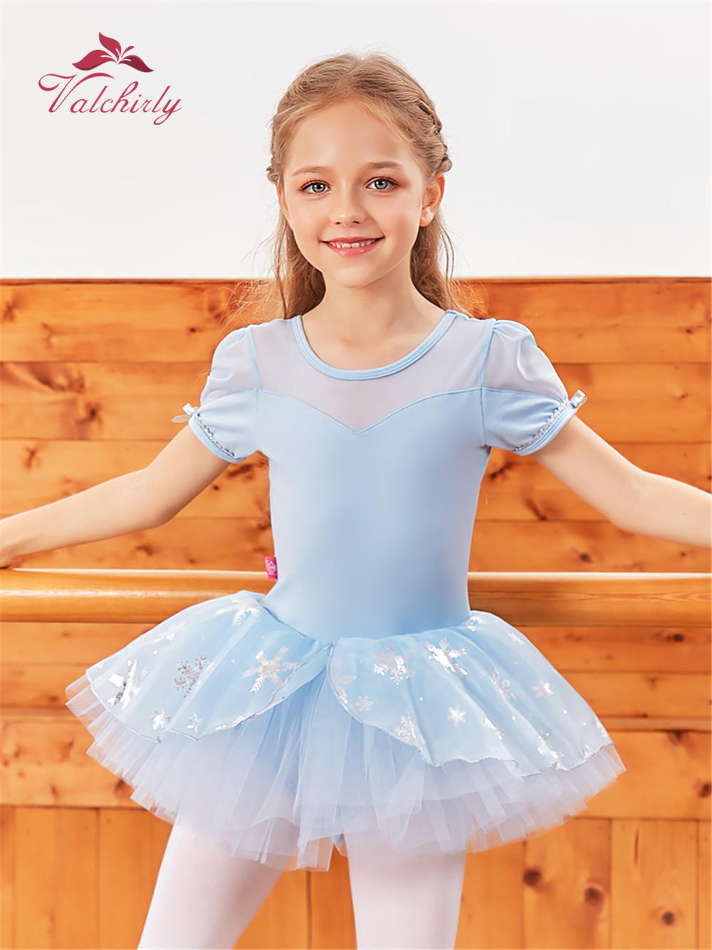 2020 Summer Kids Cotton Dance Dress girls Practice clothes children’s Performance clothes Ballet Skirt alx