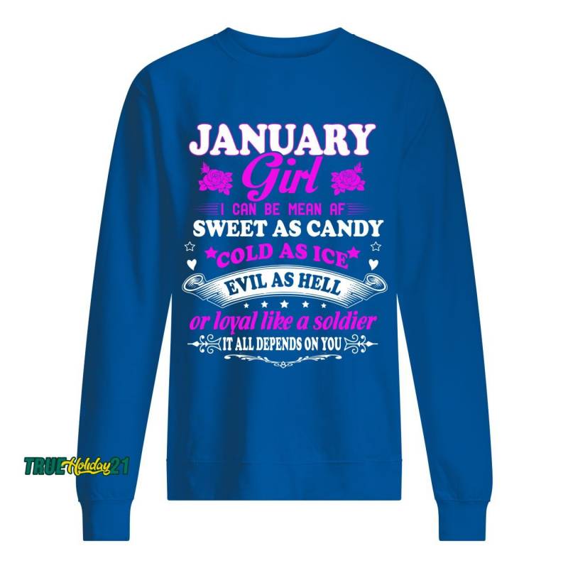 SWEET AS CANDY – JANUARY SHIRT Unisex Sweatshirt