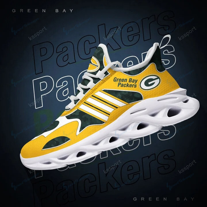 Green Bay Packers Yezy Running Sneakers Bg527