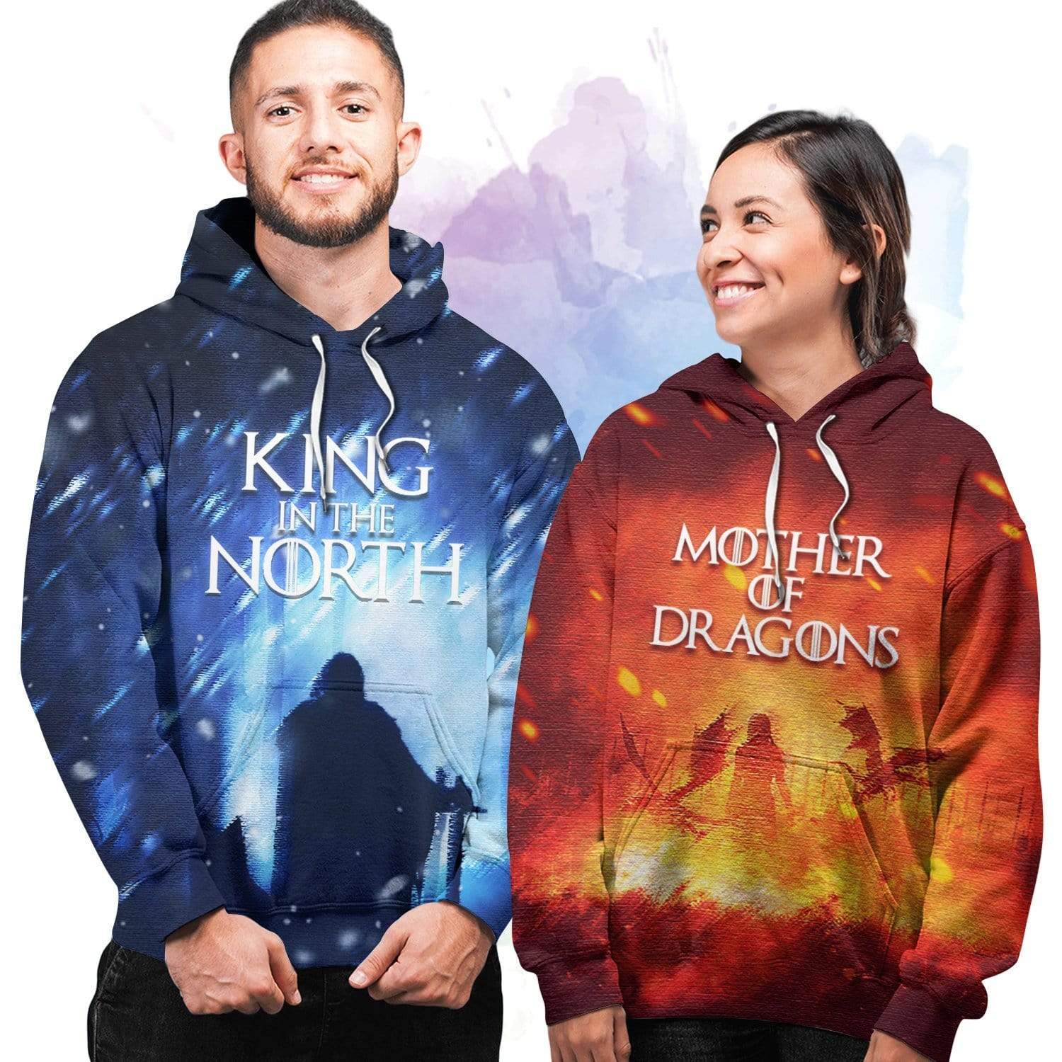 GOT King – Queen Couple Hoodie 3D