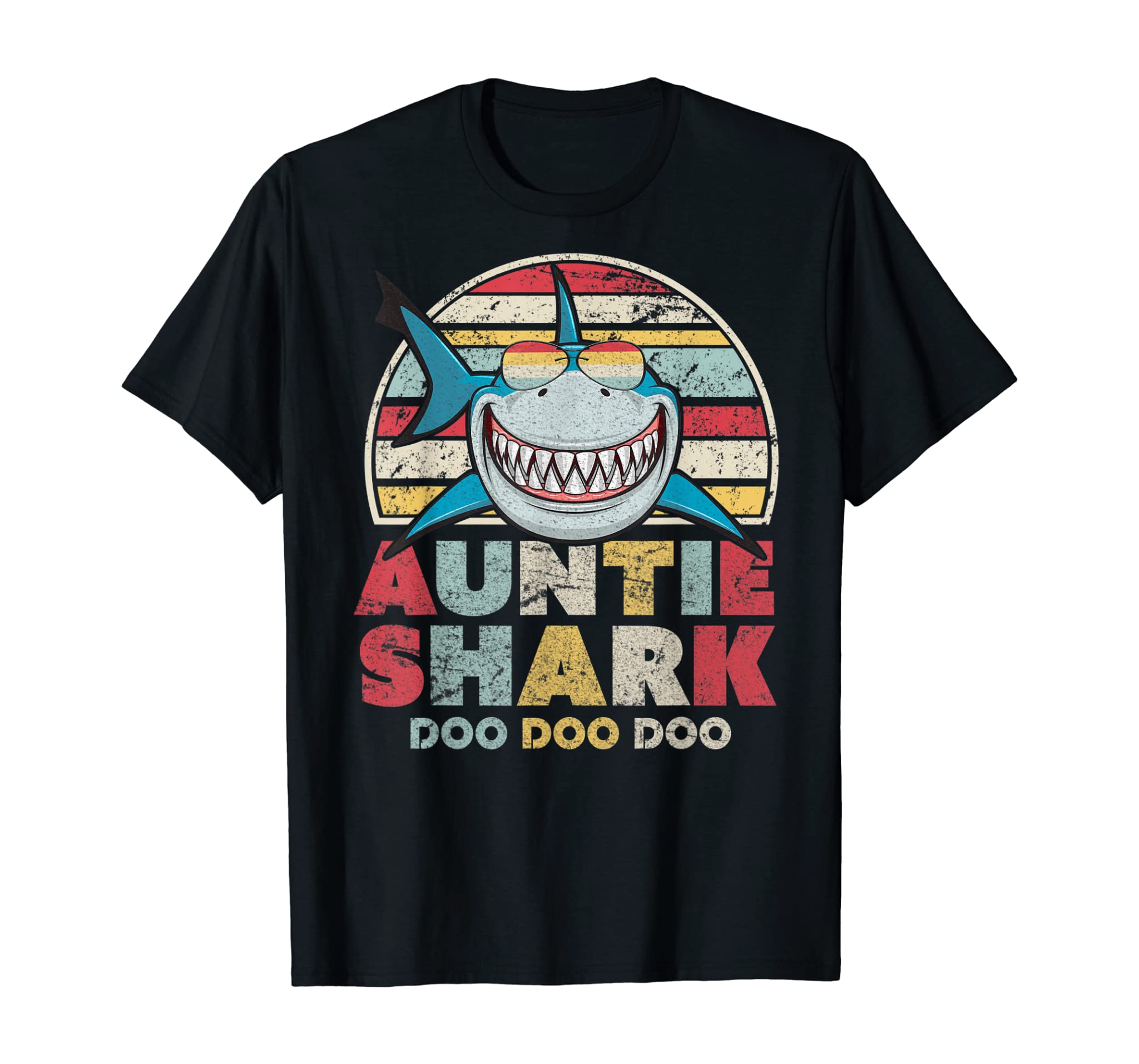 Auntie Shark . Doo Doo Doo Tee.