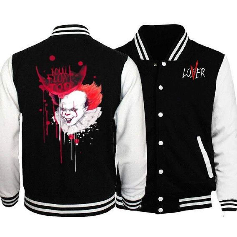 You’ll Float Too Pennywise Baseball Jacket Sweatshirt