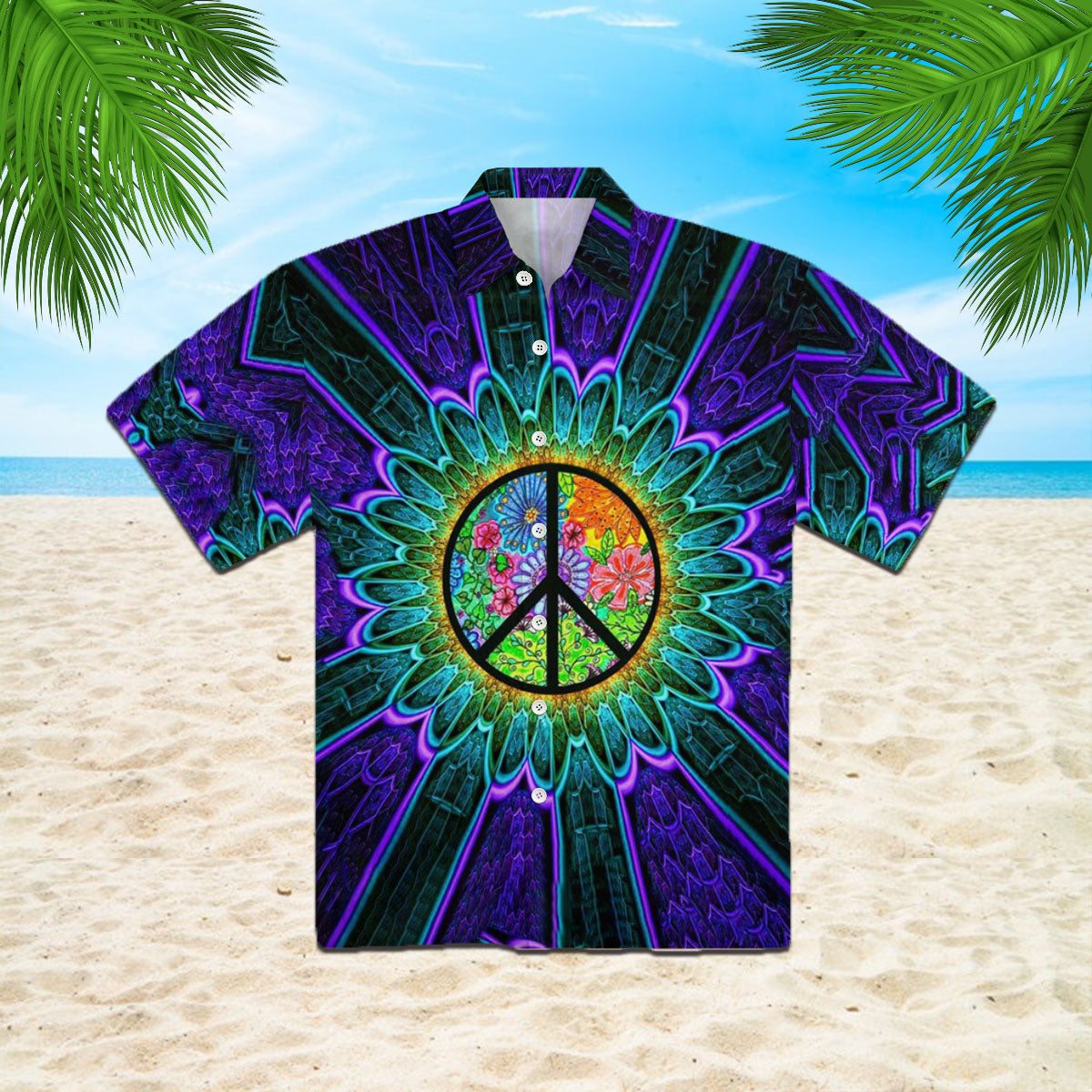 Happy Hippie Life Peace Hawaii Shirt For Men Women Ha1512