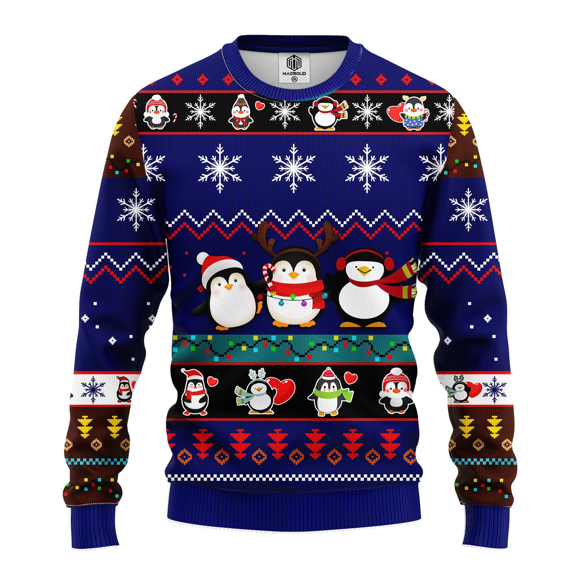 Penguins Cute Noel Mc Ugly Christmas Sweater | For Men & Women | Adult | Us4149