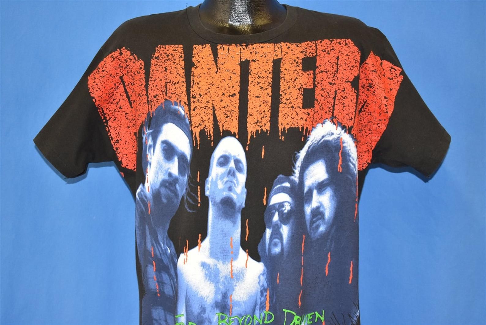 90S Pantera Far Beyond Driven All Over Thrash Metal Band Tee T-Shirt