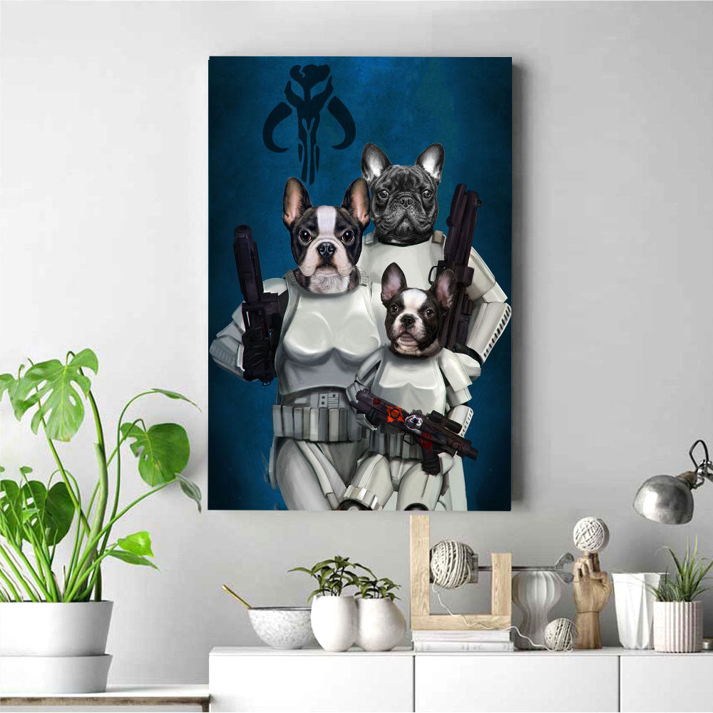 Stomtrooper Family – Custom Pet Canvas