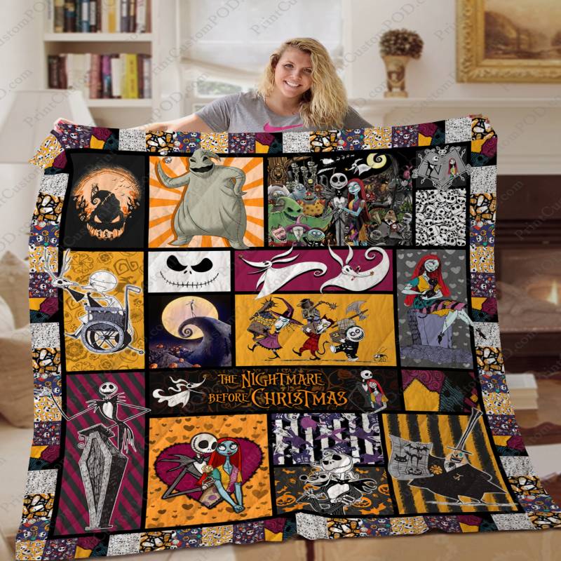 [TA] – Nightmare before Christmas Quilt Blanket