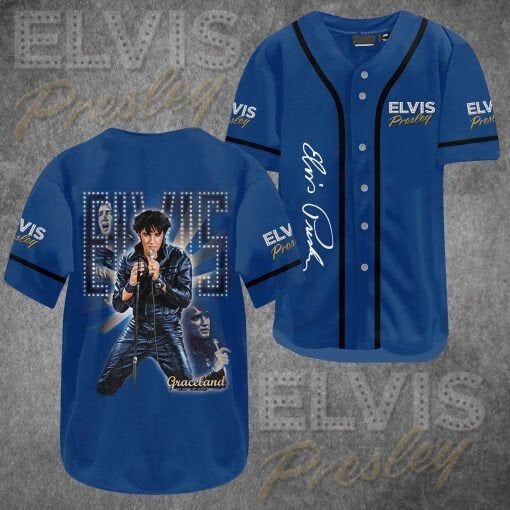 Elvis Presley Baseball Jersey Bbj-O4A2