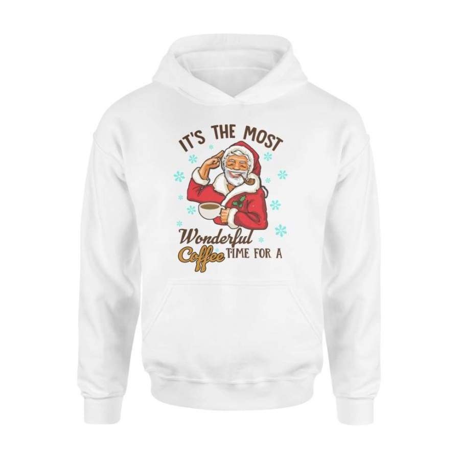 Santa Claus It’s The Most Time For Coffee Christmas – Standard Hoodie