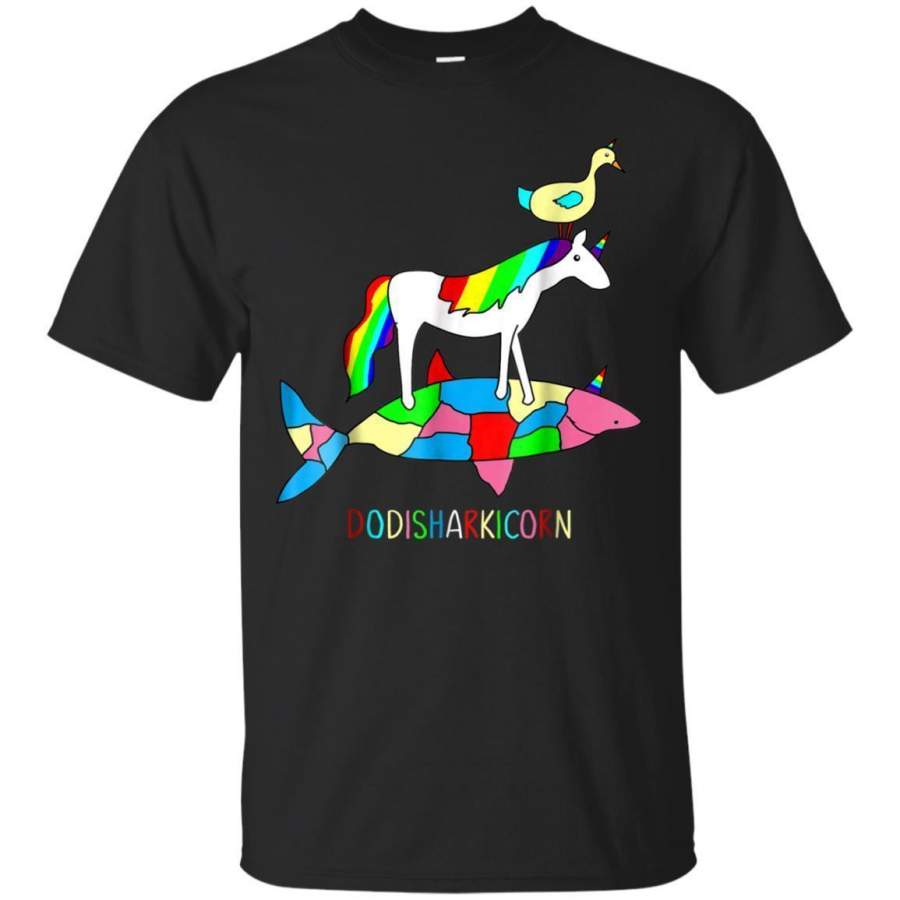 AGR Funny Dodisharkicorn Dodo Shark Unicorn Colorful Cute Tshirt Jaq T-shirt